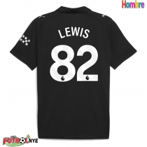 Camiseta Manchester City Rico Lewis #82 Visitante Equipación 2025-26 manga corta